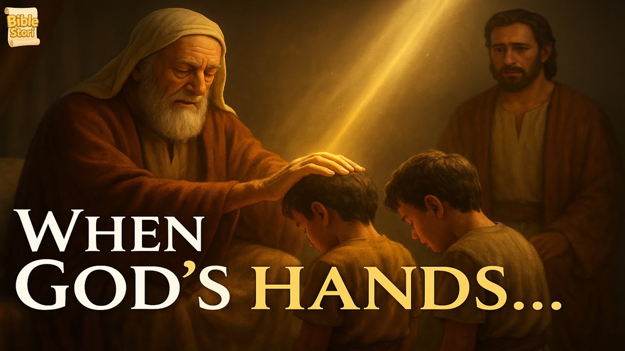 Jacob Blesses Ephraim & Manasseh &ndash; When God&rsquo;s Hands Crossed | Animated Bible Story (Genesis 48)✨