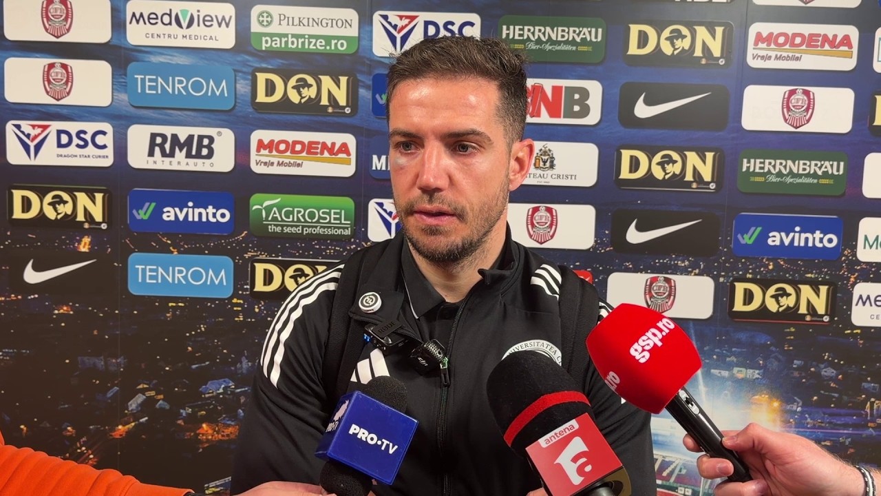 Chipciu, după CFR - U Cluj 3-2: 