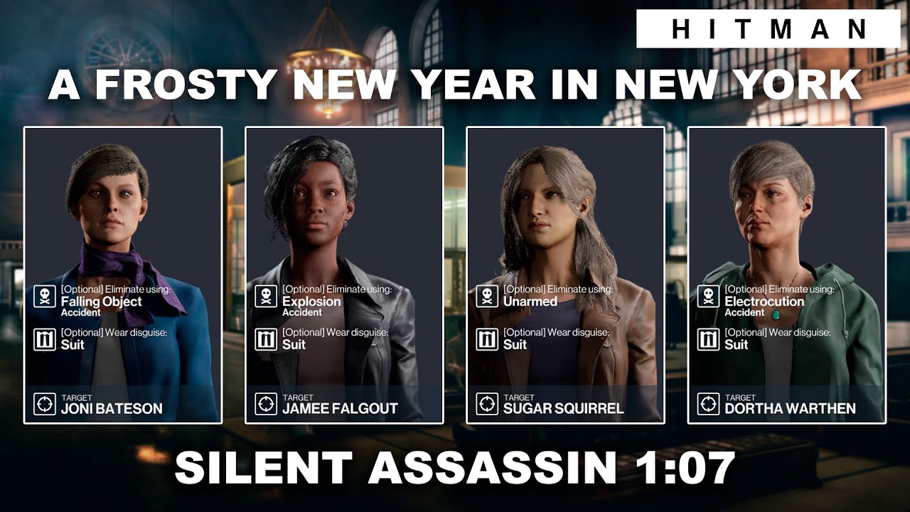 HITMAN WoA - A Frosty New Year In New York (1:07) - Featured Contract
