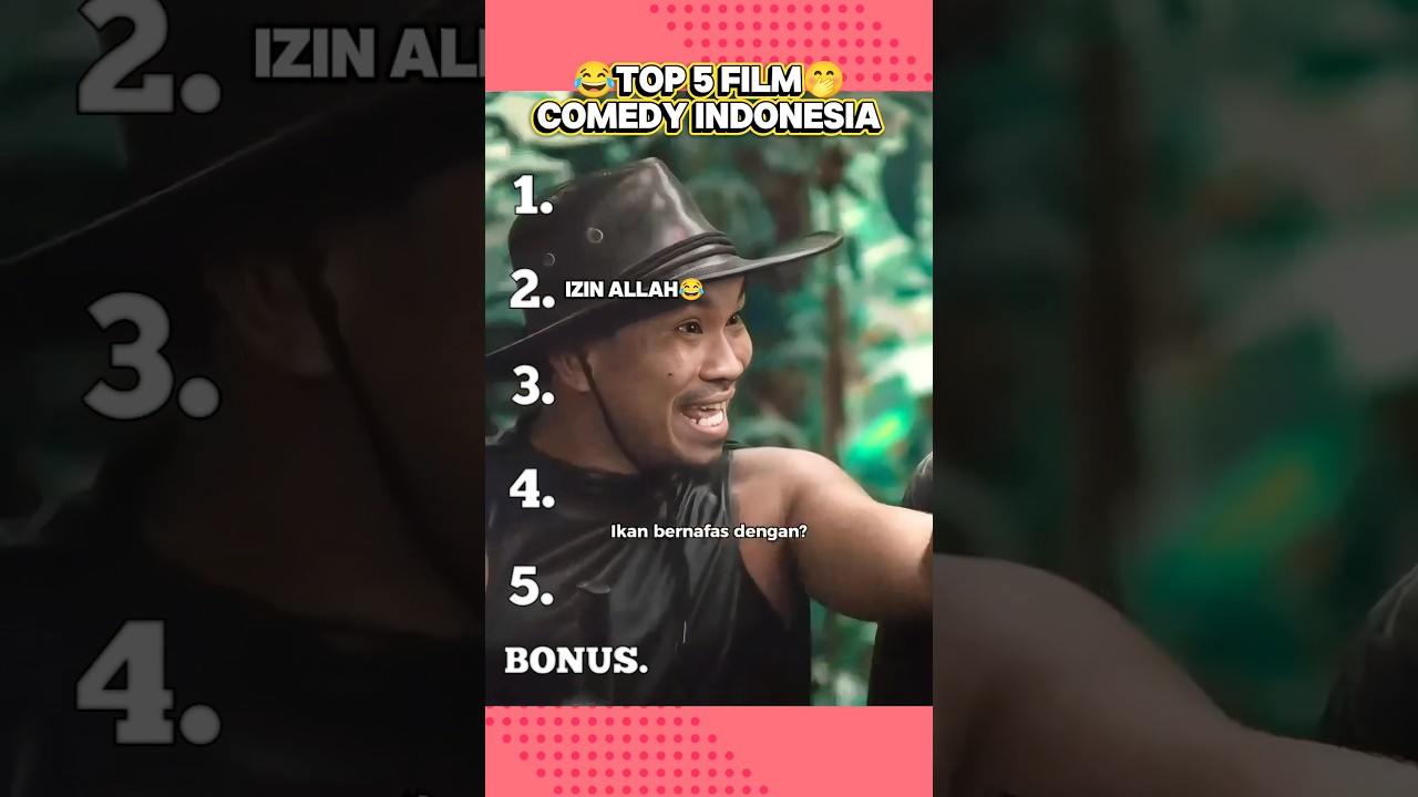 Top 5 Film Komedi Indonesia Part2 😂