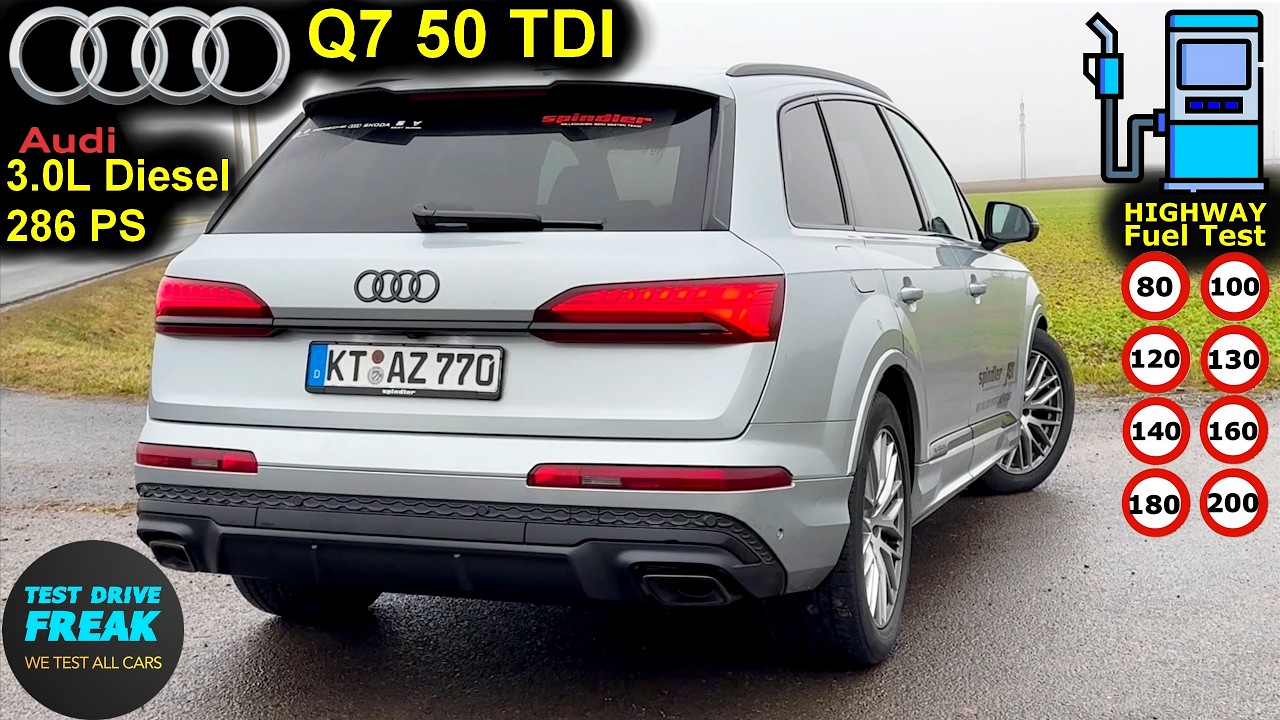 2025 Audi Q7 50 TDI quattro (286 PS) TEST DRIVE 🚙 Fuel Consumption & Performance Review
