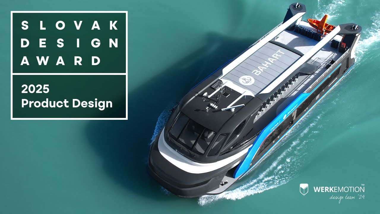 Slovak Design Award 2025 - Winner project - Bahart fleet for lake Balaton.