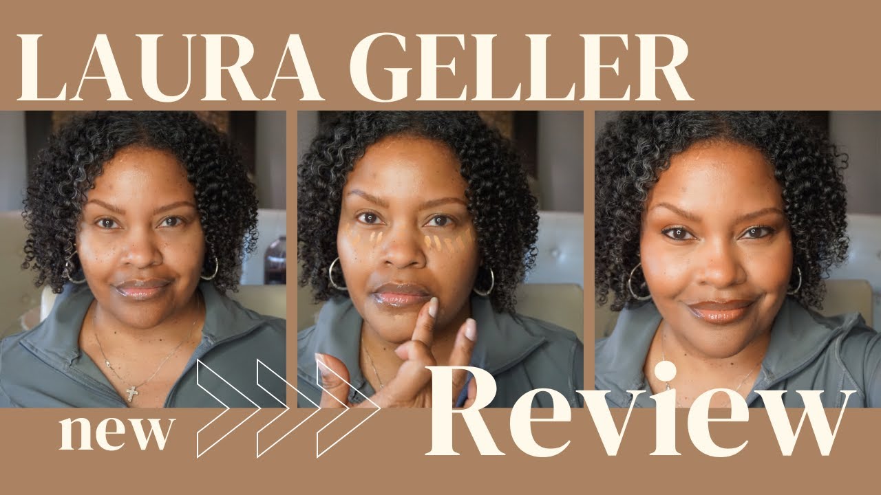 Product Review: Laura Geller Tuscan Dreams & Baked Balance-n-Brighten Foundation Deep #50pluswoman