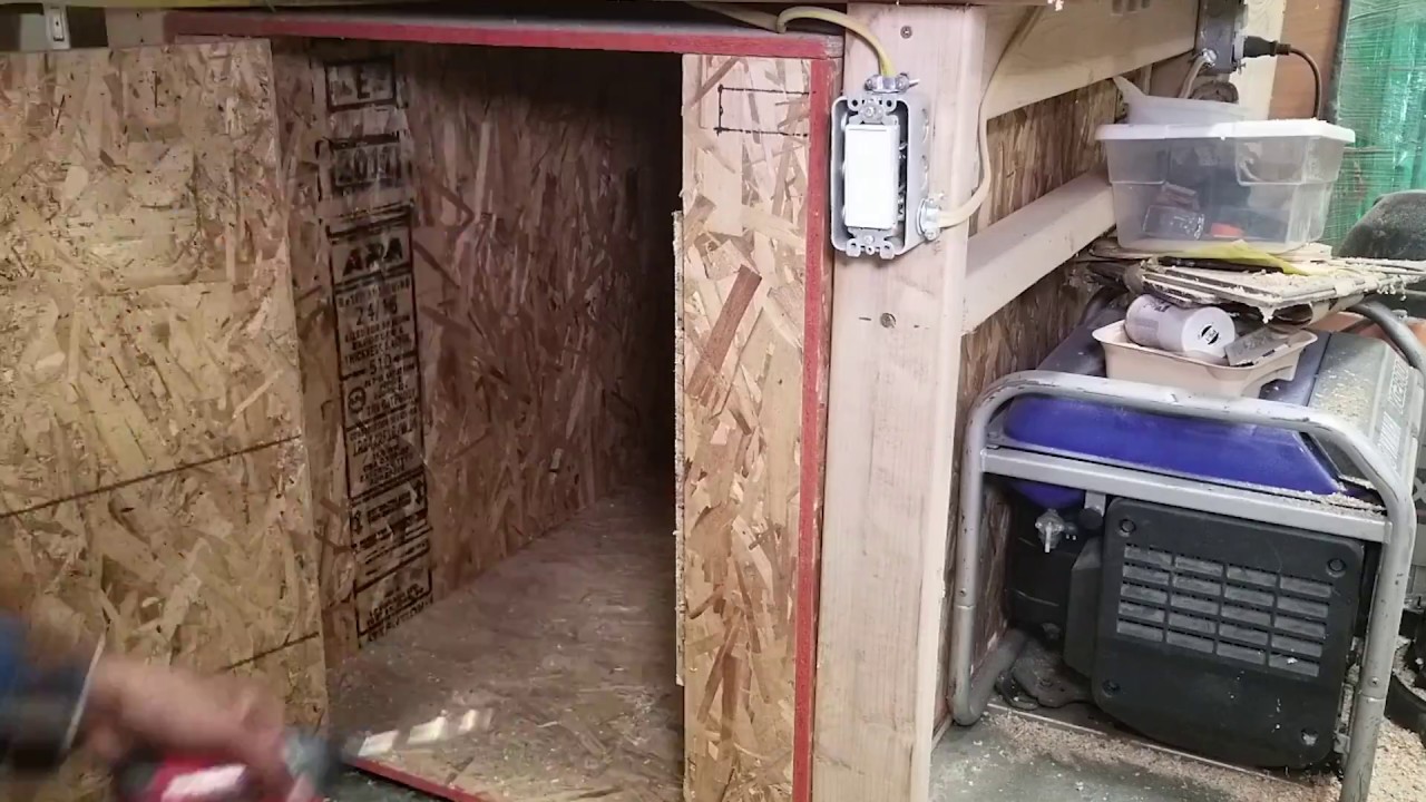 How to build a small shop wood drying kiln