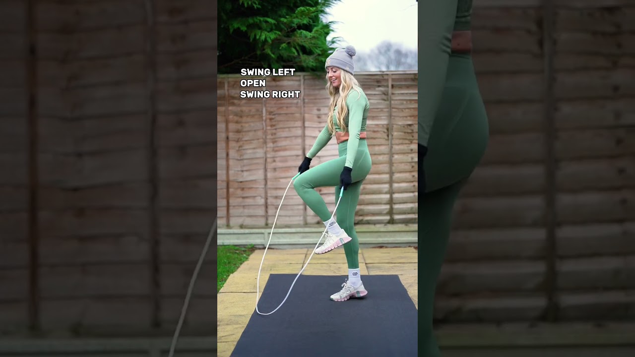 Try this combo 💃🏼#jumpropetutorial #footworktutorial #tutorial #jumprope #skipping