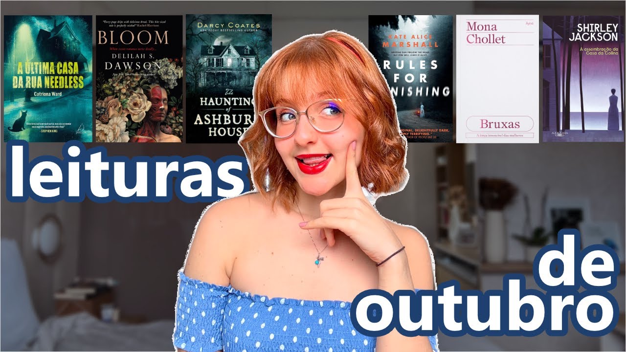 os 6 livros de terror que eu li em outubro
