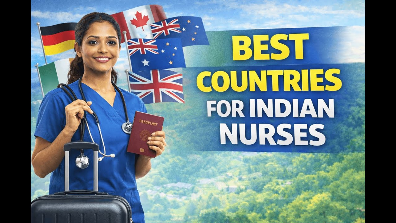 Best Countries for Indian Nurses to Work Abroad (2026 Guide) #IndianNurses #nursingabroad