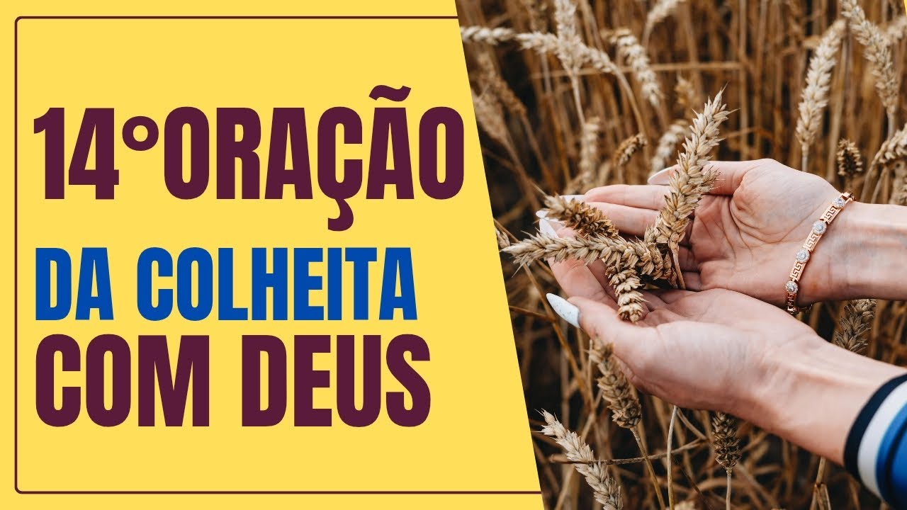 14° ORAÇÃO DA COLHEITA COM DEUS ao som das trombetas as muralhas caíram 