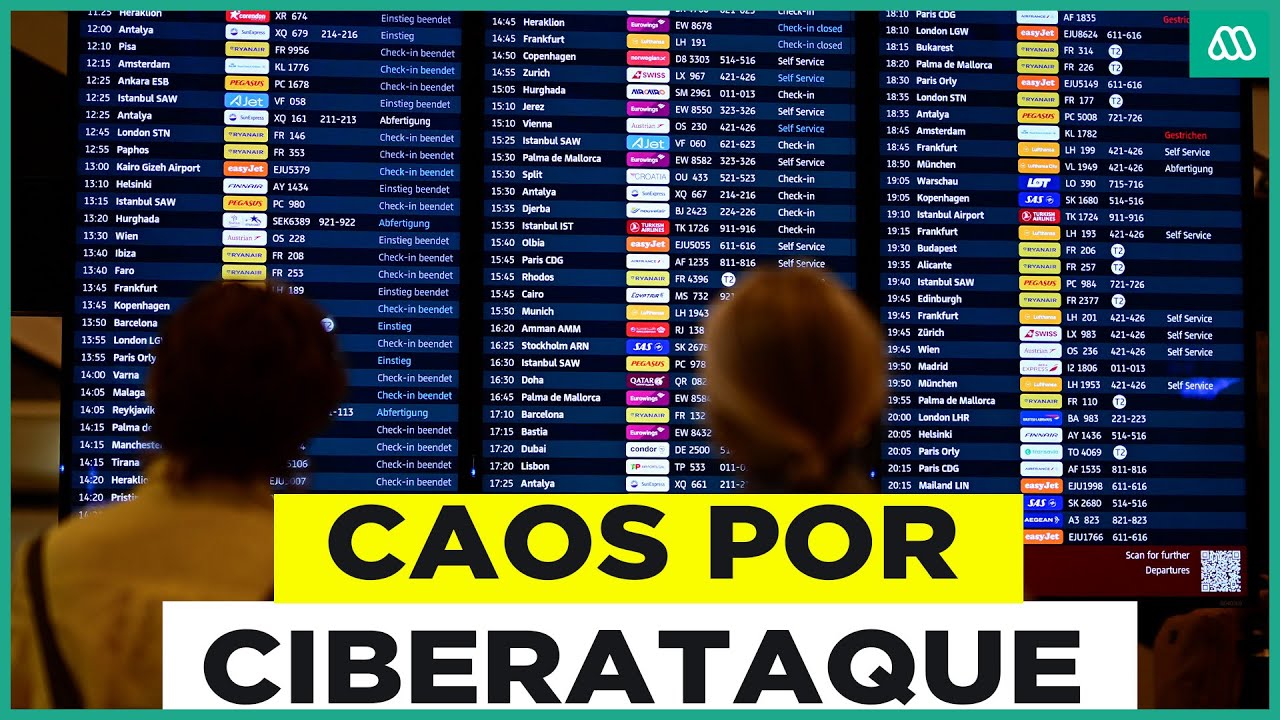 Ciberataque causa caos en aeropuertos de Europa: Aerolínea debieron hacer ingresos manuales