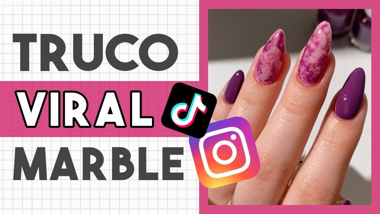 ¡LO QUE NO EXPLICAN EN REELS! · TRUCO UÑAS MARMOL 💅🏼