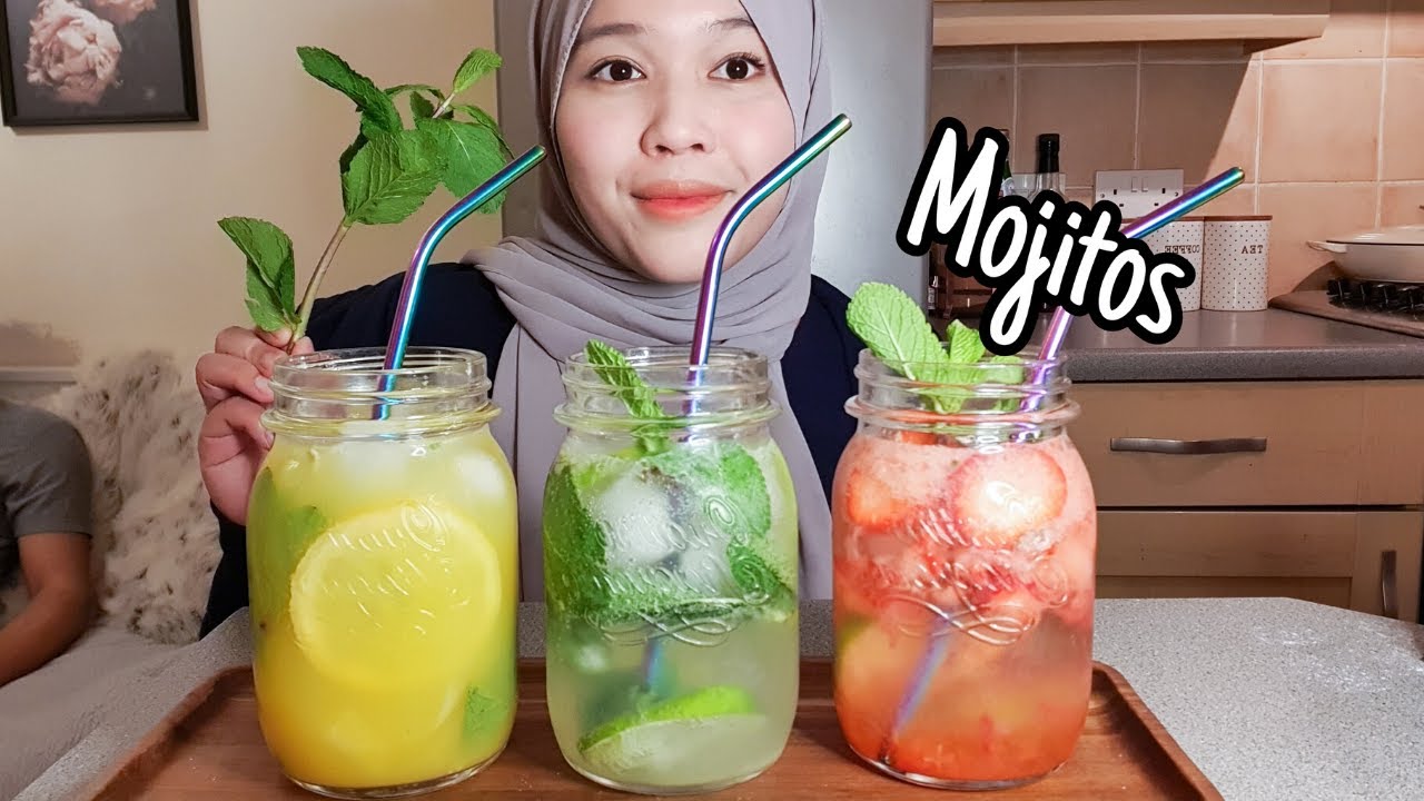 Virgin Mojito, Strawberry and Citrus Mojito *No Alcohol* | Perfect Drinks for Iftar