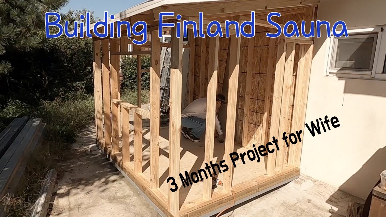 Building Finland Sauna (3 months project)