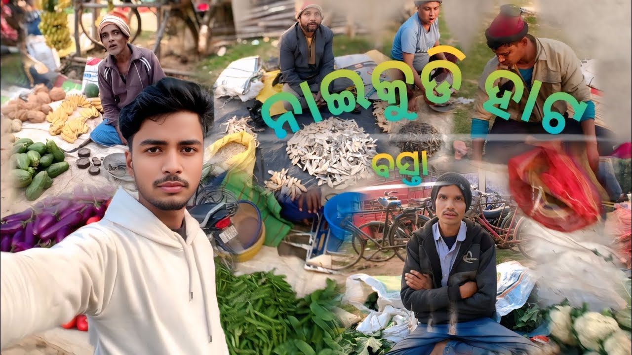 ନାଇକୁଡି ⭕‼️⭕ହାଟ ବସ୍ତା🕊️ basta naikirdi basta Market blog😁.  4th vlog. 😆. Nihati dekhonti