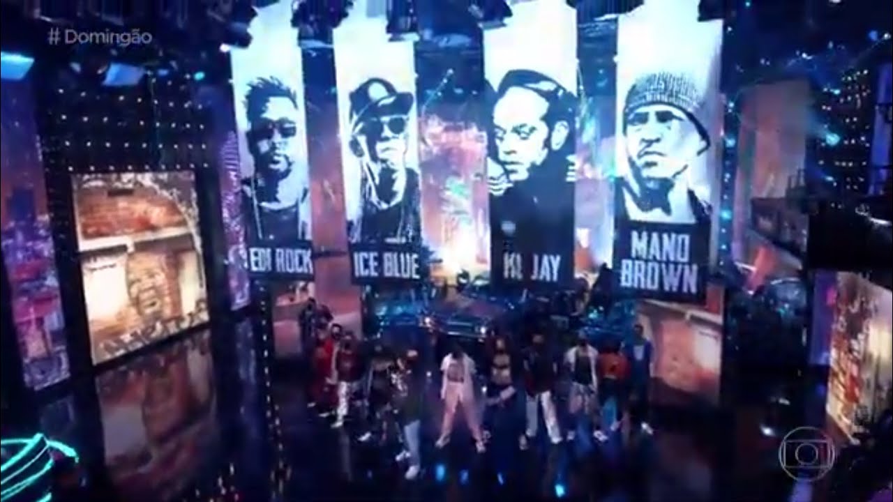 Show Dos Famosos Robson Nunes Homenageia Racionais Mc's ( Mano Brown ).