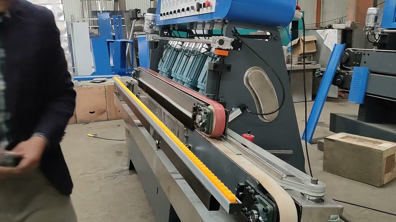 Glass bar beveling and polishing