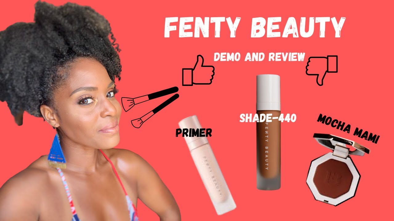 FENTY BEAUTY  Pro Filt'r Instant Retouch Primer & 440 Pro Filt'r Foundation:Mocha Mami Bronzer