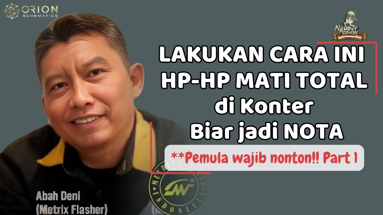DENGAN CARA INI HP-HP MATI TOTAL DI KONTER BISA DI CEK DENGAN MUDAH KERUSAKANNYA Part 1