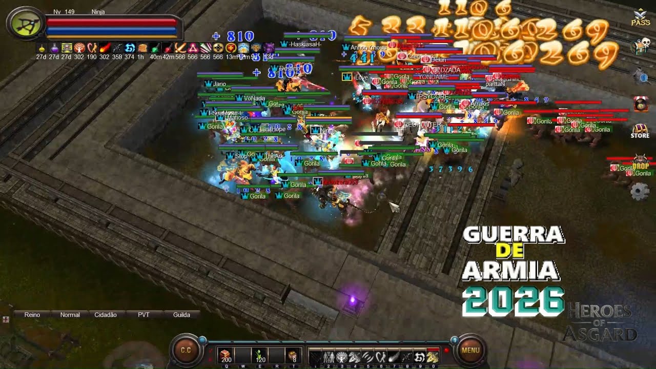 WYD Heroes Of Asgard - PRIMEIRA ARMIA DO ANO.