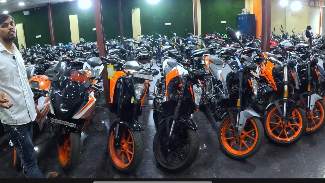 Second hand bikes in Hyderabad | PNarendher motors | 20 వేలకే #duke #r15 #650 @raviprakashlifestyle