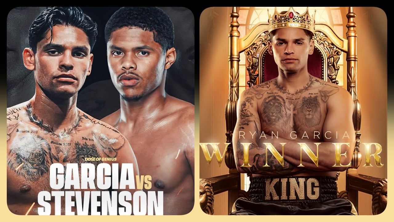 RYAN GARCIA YA COMO CAMPEÓN DEL CMB, RETA A SHAKUR STEVENSÓN ¿PODRÁ GANARLE?