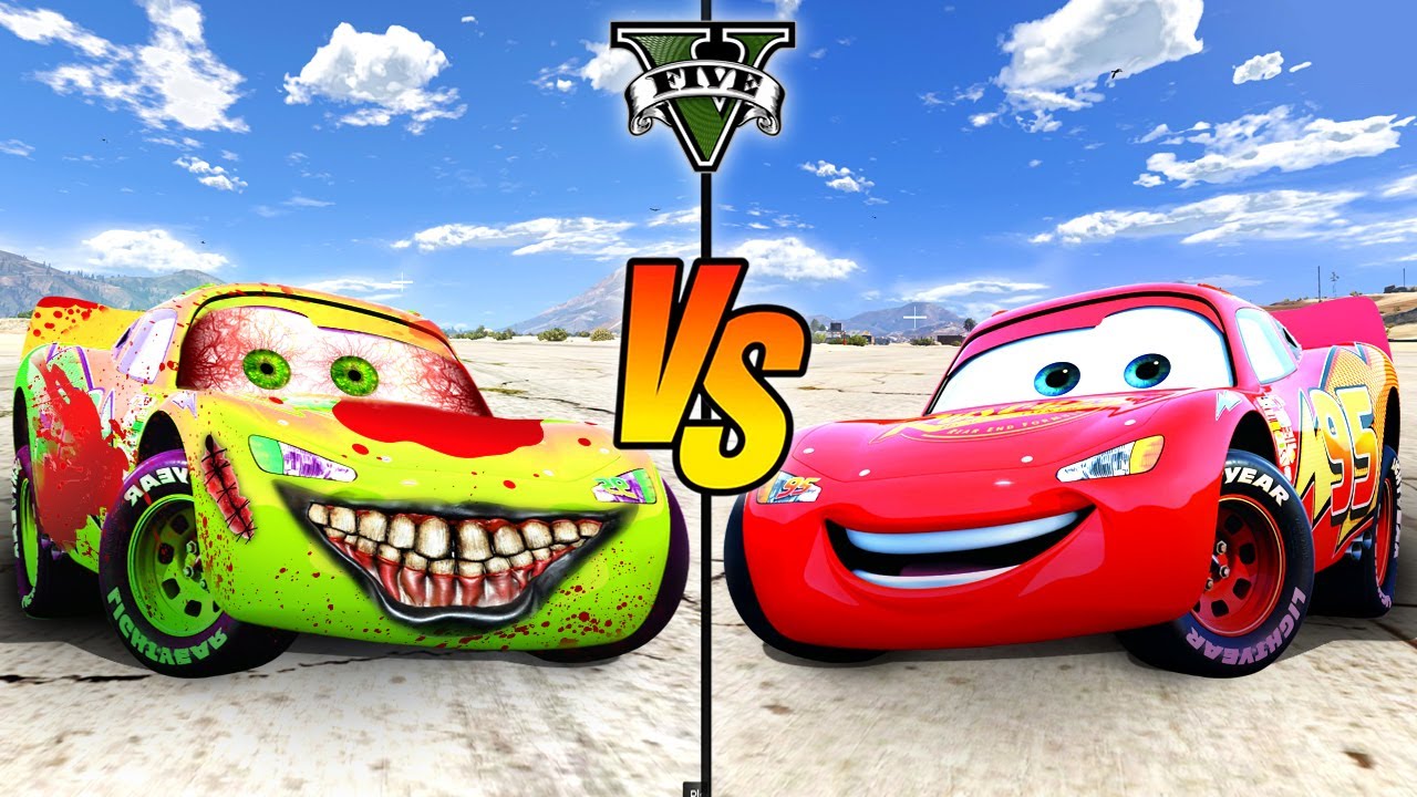 ZOMBIE McQueen vs Lightning McQueen in GTA 5 - WHO IS BEST?
