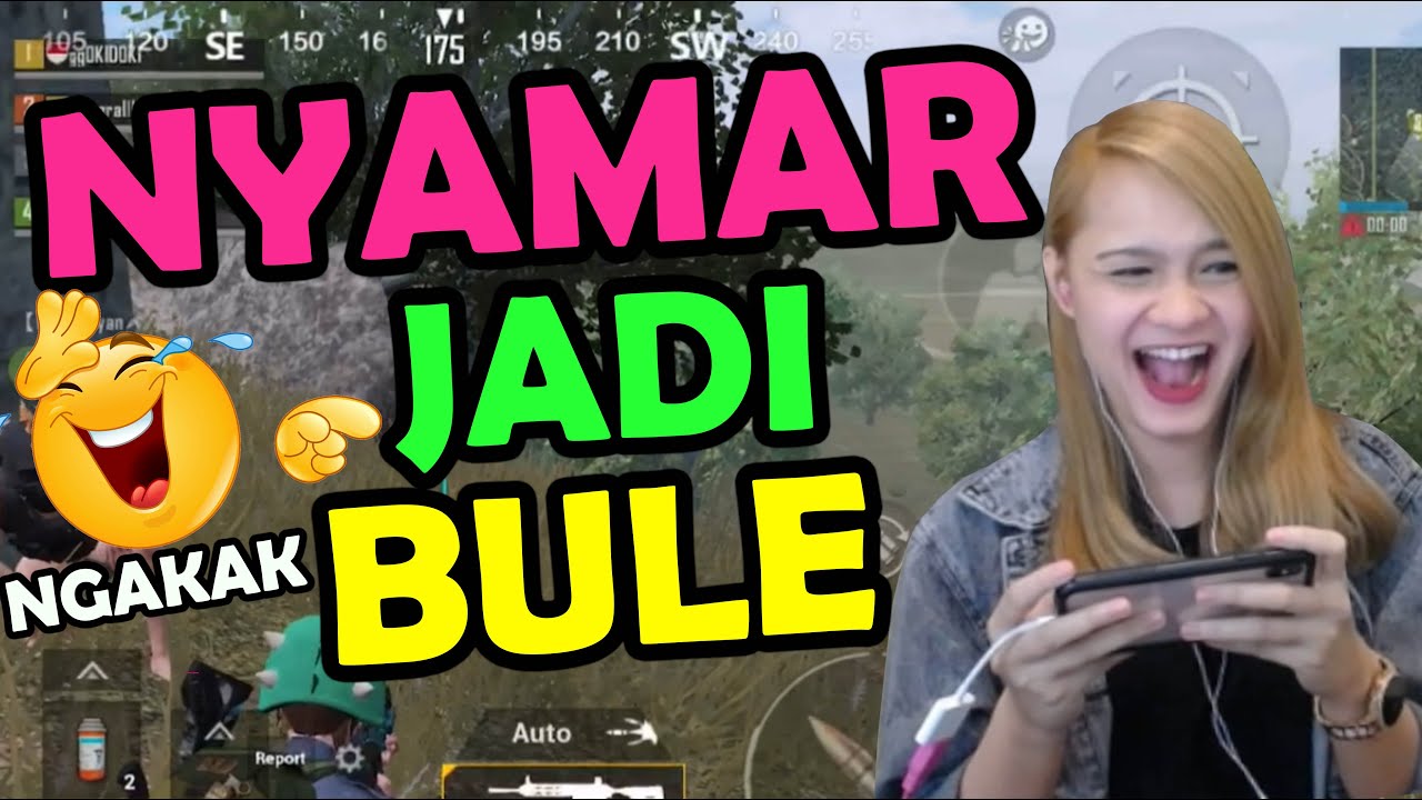 NGAKAK ABIS PRANK RANDOM PURA PURA JADI BULE - PUBG MOBILE