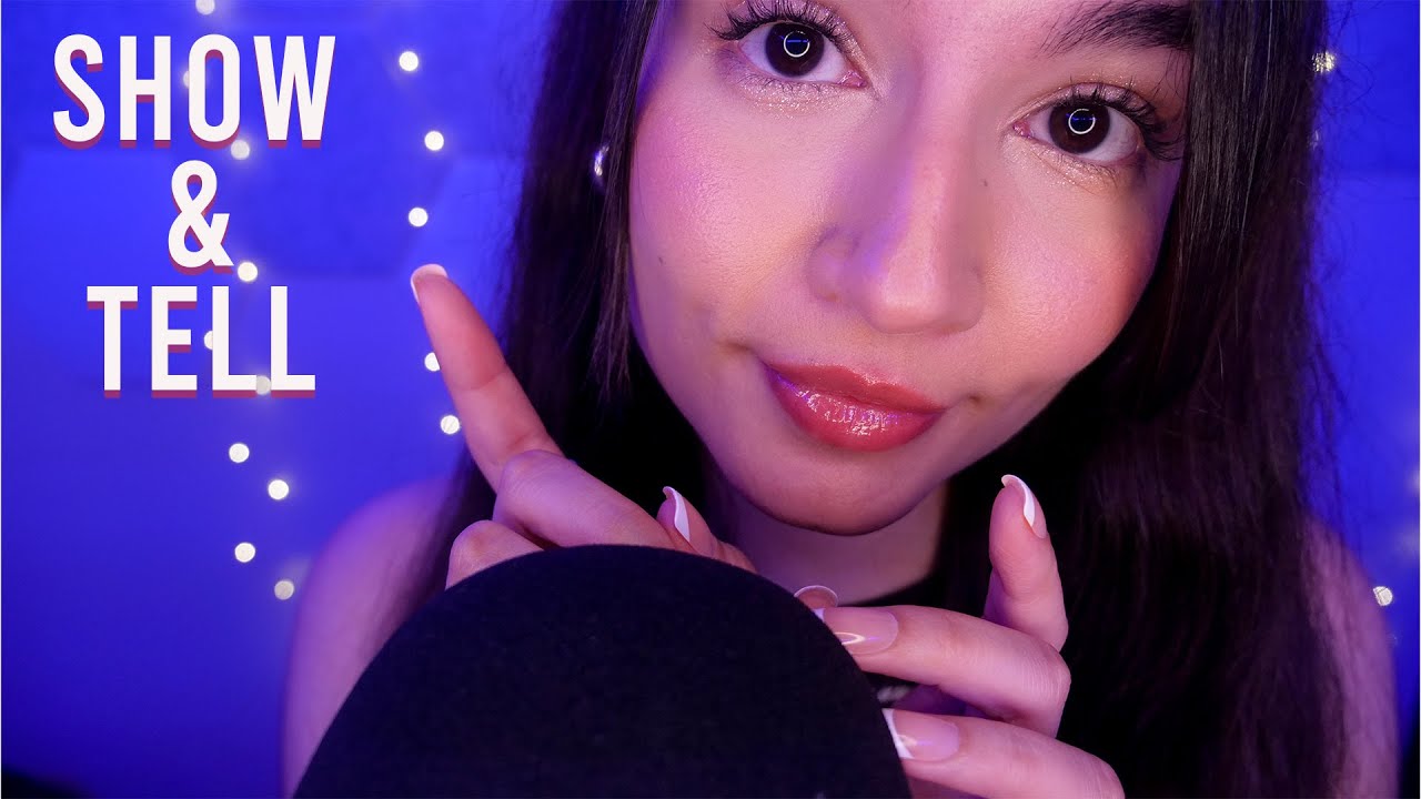 ASMR Show and Tell (Nail Tapping & Gum Chewing)