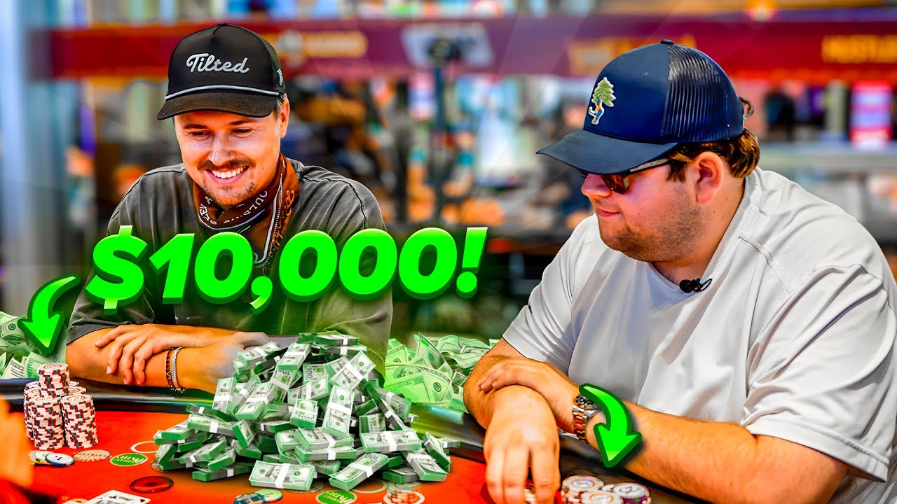 Buying In For $10,000 at High Stakes Blackjack!