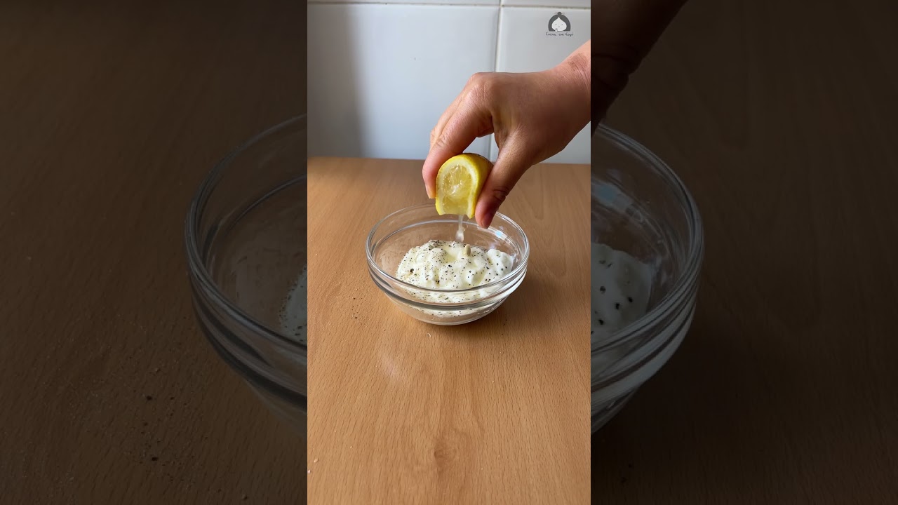 Salsa de Yogur Casera (en menos de 2min) 😏