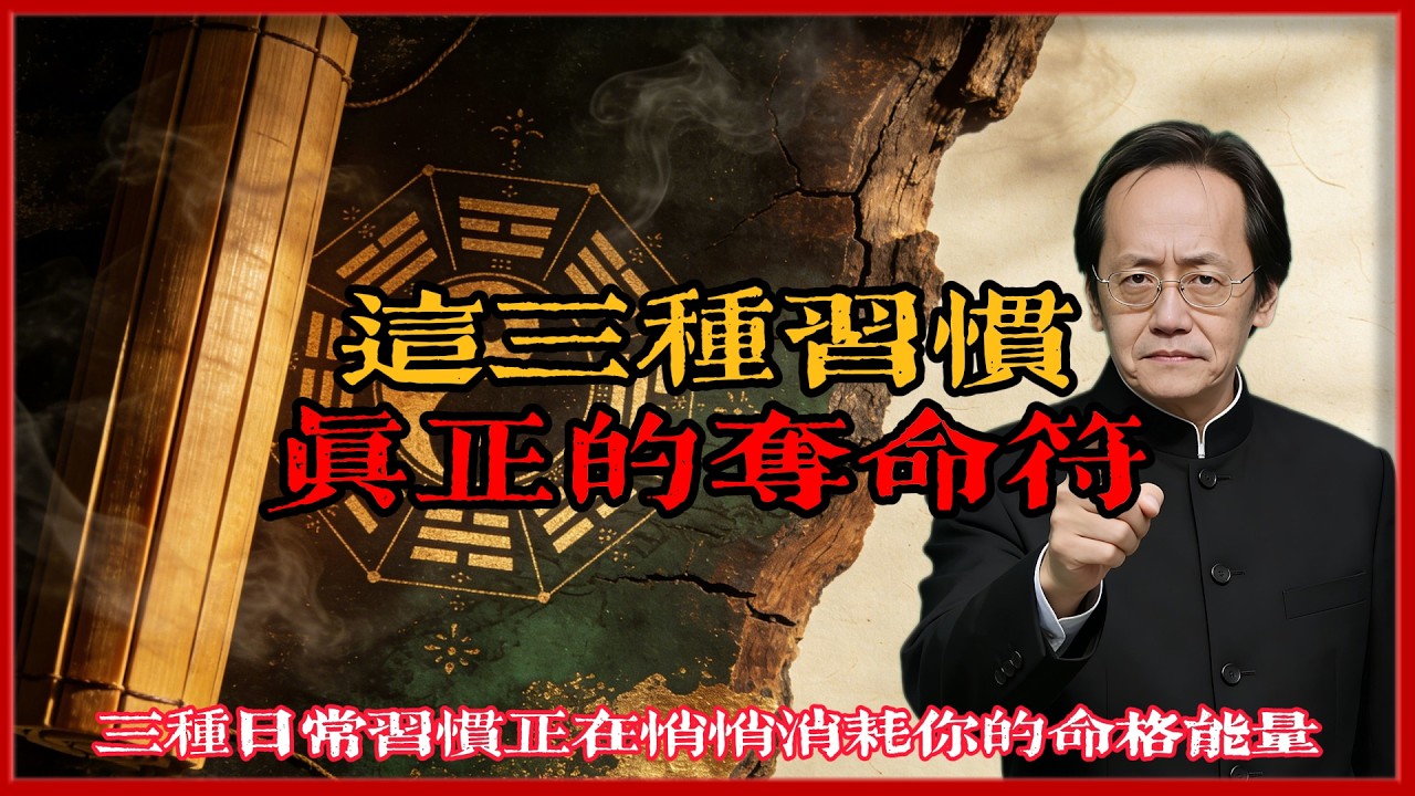 倪海廈留給臺灣人的最後告誡：比起命理，這三種“習慣”才是真正的奪命符！#倪海廈 #易經 #黃曆 #命理