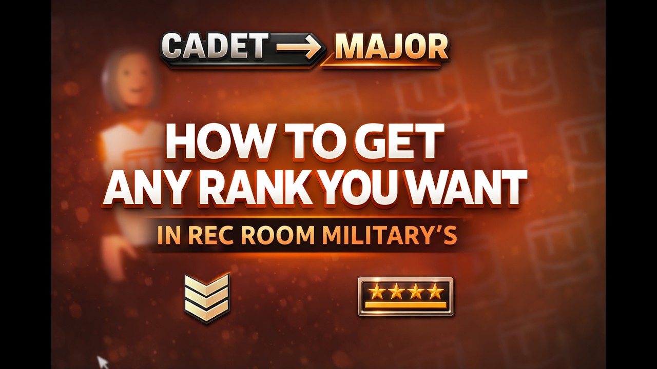 How To Get Any Rank You Want In Rec Room Military's With Mocha For Free!