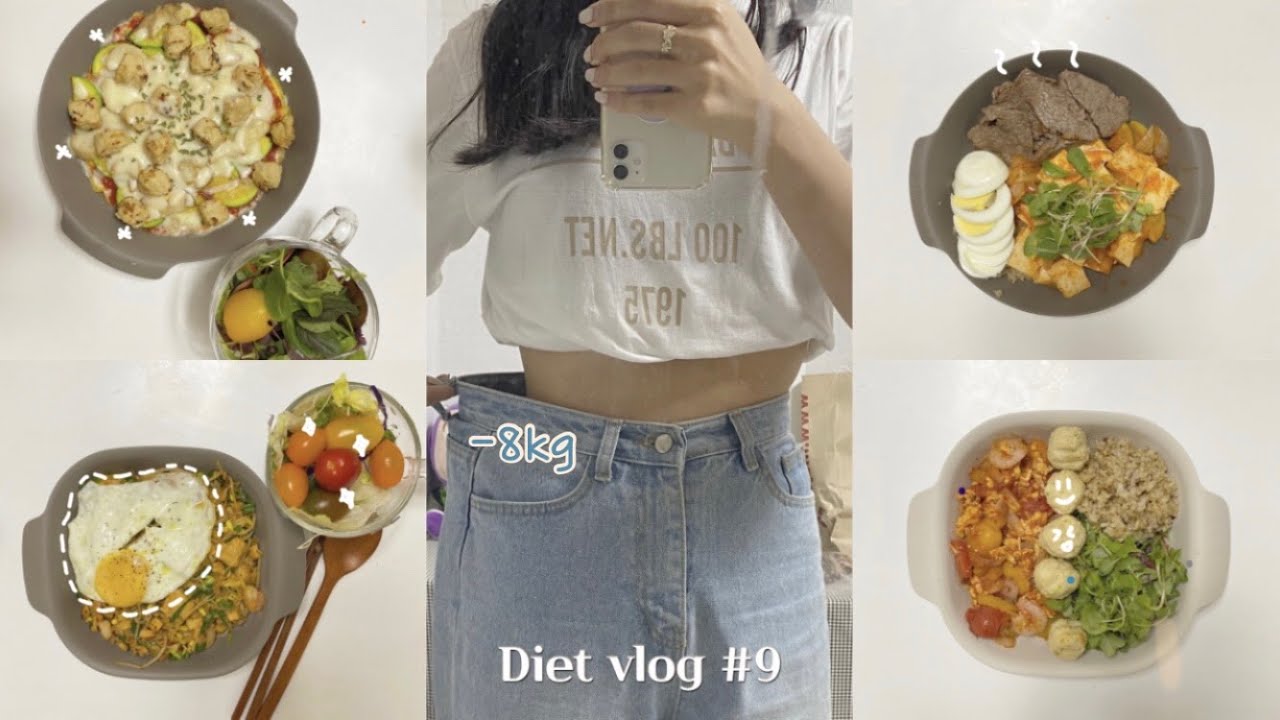 SUB) 조급해하지않고 천천히 꾸준히🌱 다이어트하는 나의 식단일기&운동기록(달걀피자, 그릭요거트볼, 토마토마파두부덮밥,볶음밥)|mukbang|간헐적단식|food vlog|건강식