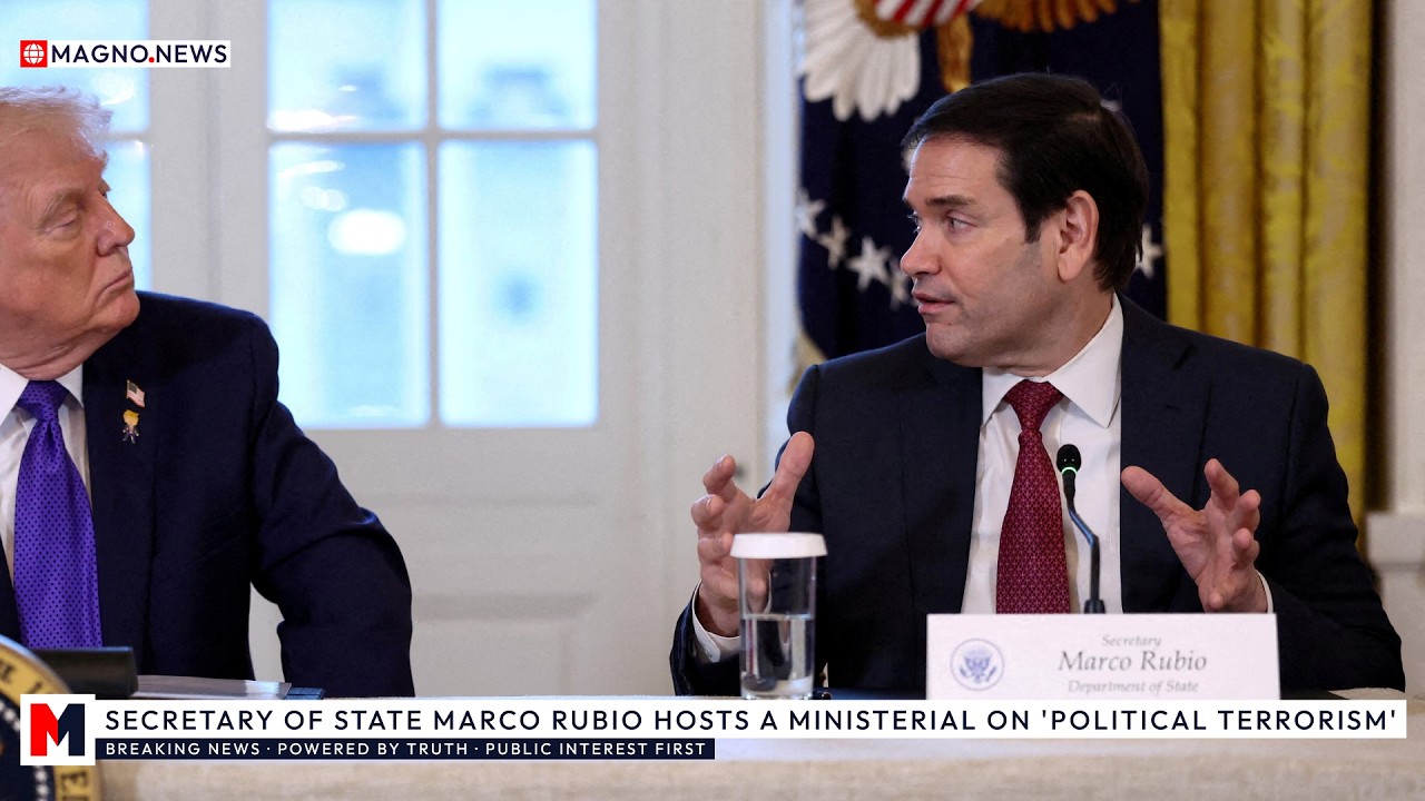 🇺🇸 Marco Rubio Unites 60 Countries to Fight Radical Left Terrorism at Department of State [LIVE]