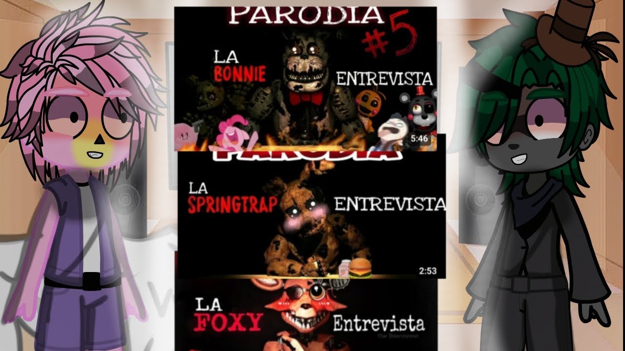 willy's Wonderland reaccionan a entrevista de springtrap [ foxy] (nightmare Bonnie)