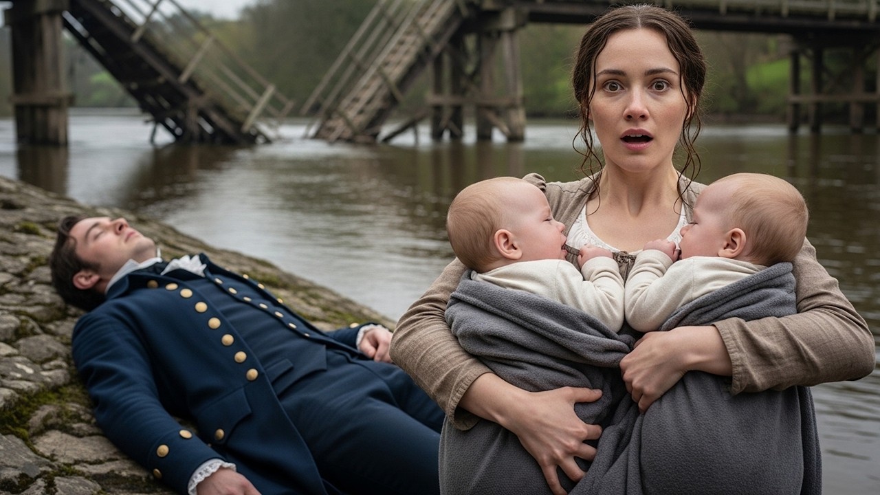 She Faced the Raging River to Save Two Babies—Not Knowing She’d Change a Duke’s Fate
