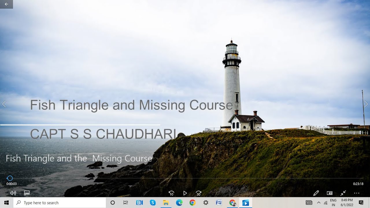 Fish Triangle and the  Missing Course