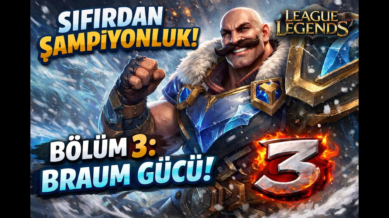 Braum ile Seriye Bağladık! | Şampiyonluk Serisi #3 (LoL)
