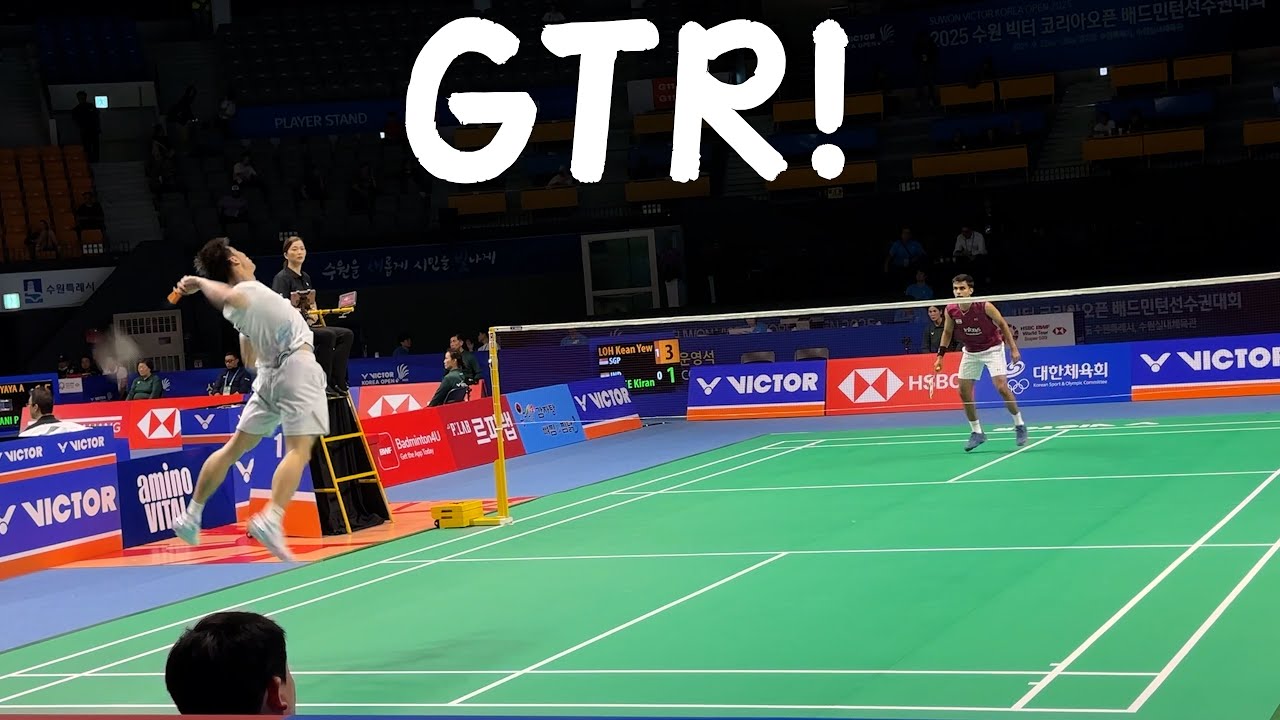 ★as fast as a GTR【4K Nice Angle】骆健佑Loh Kean Yew vs Kiran George SUWON KOREA OPEN 2025