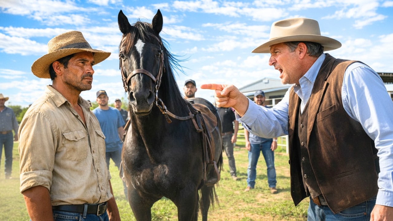 “ESE HOMBRE LASTIMÓ A MI CABALLO” — DIJO EL HACENDADO… Y LO ECHARON DEL RANCHO