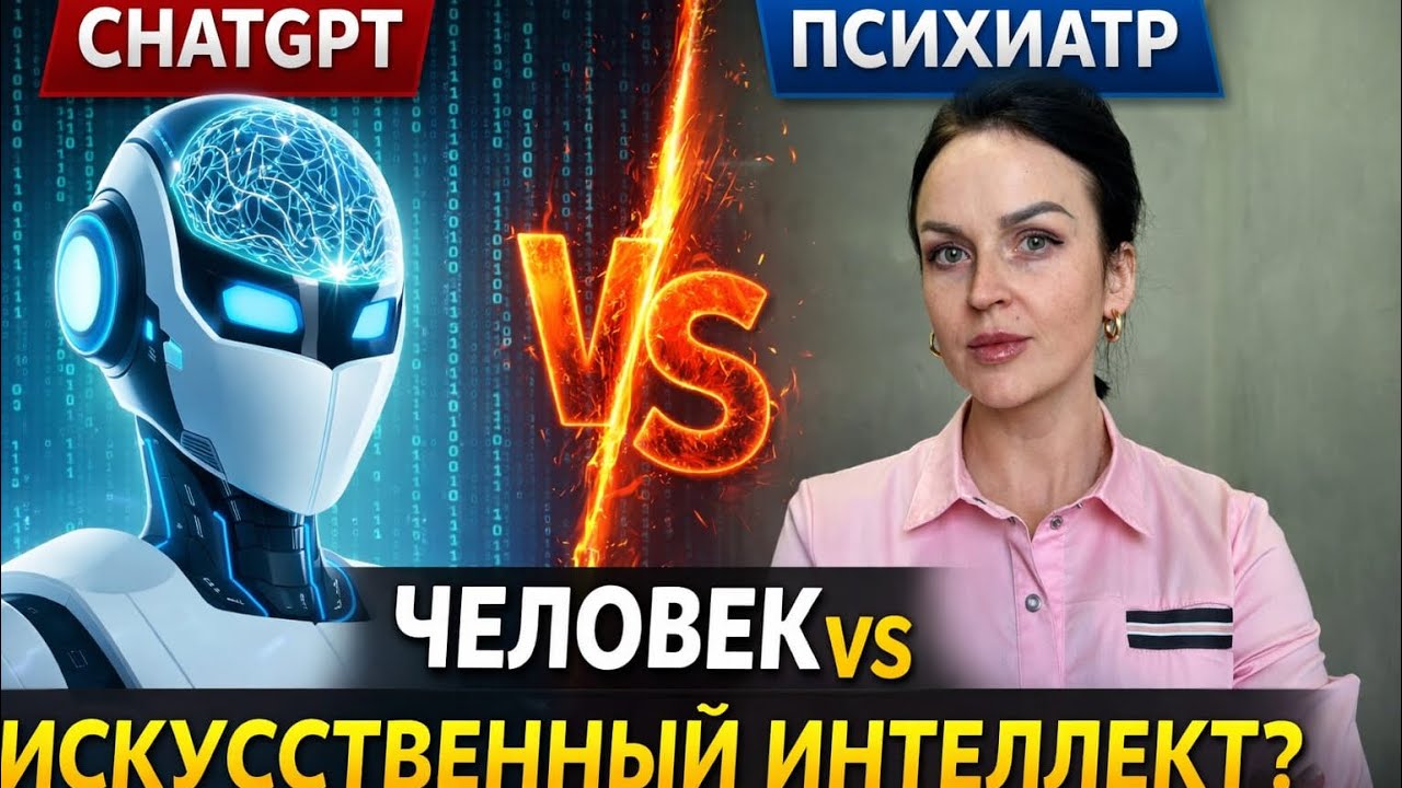 ChatGPT против психиатра/ почему психиатр круче ИИ топ 5 преимуществ #mentalhealth #здоровье 