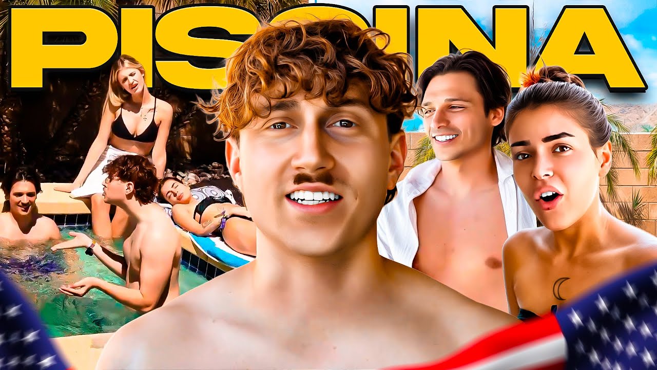 🇺🇸In PISCINA Con Il Rosso,Rosalba,Sespo,Mazzei,Virginia & Alice!