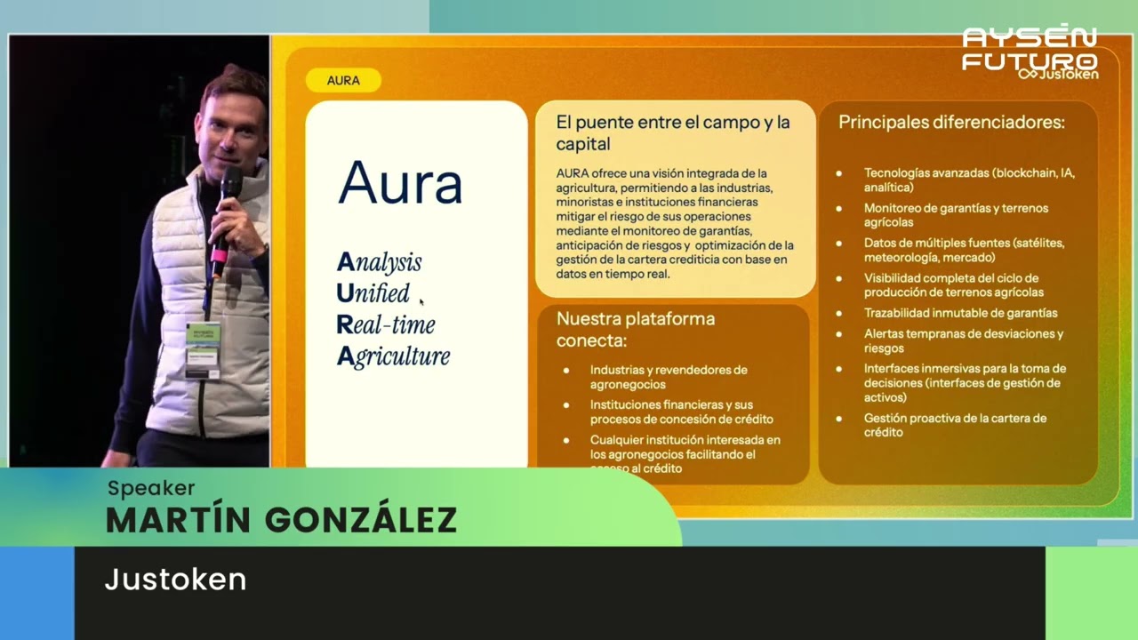 Blockchain aplicado a la Agroindustria: Martín González - Aysén Futuro 2025