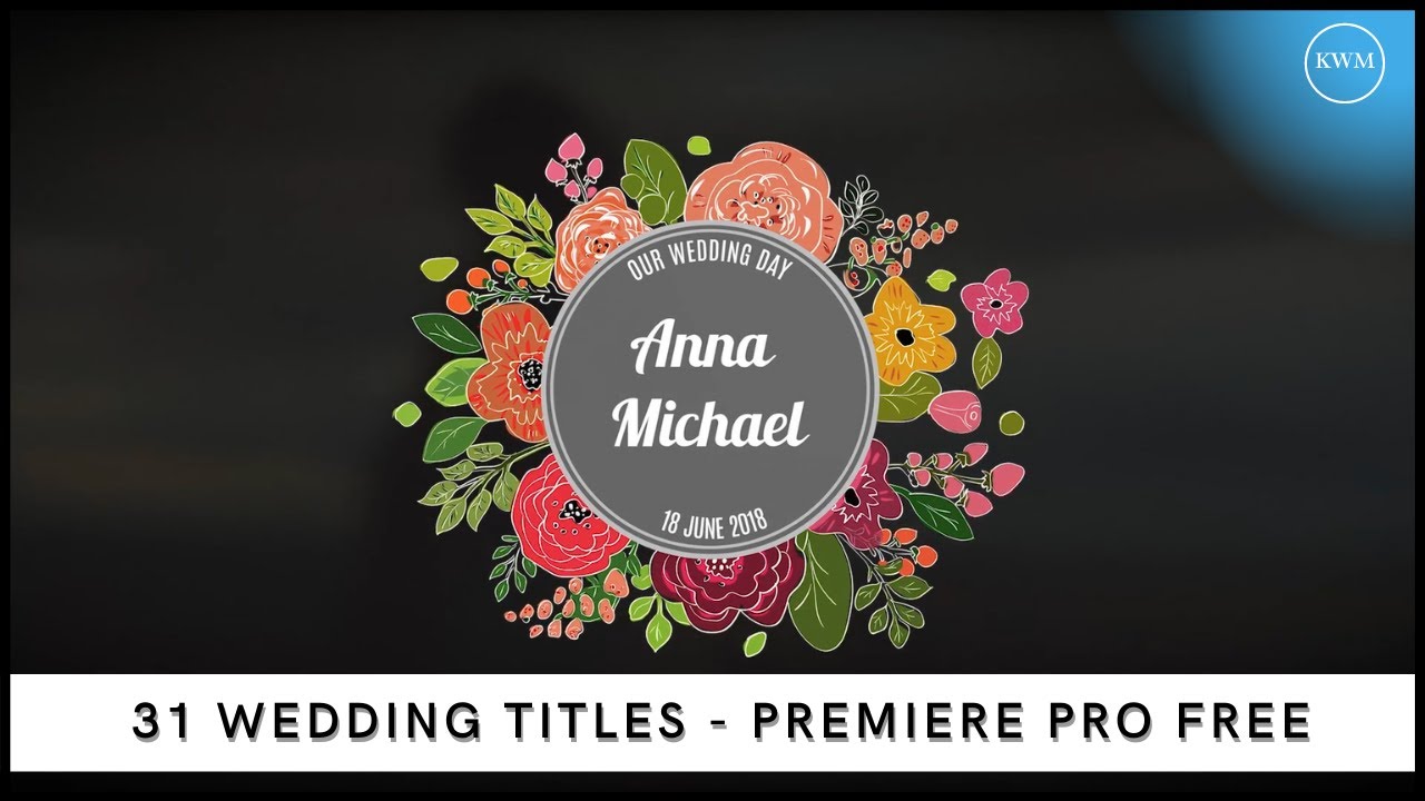 Vintage Romantic Wedding Titles Pack ||  Free Download Premiere Pro Templates