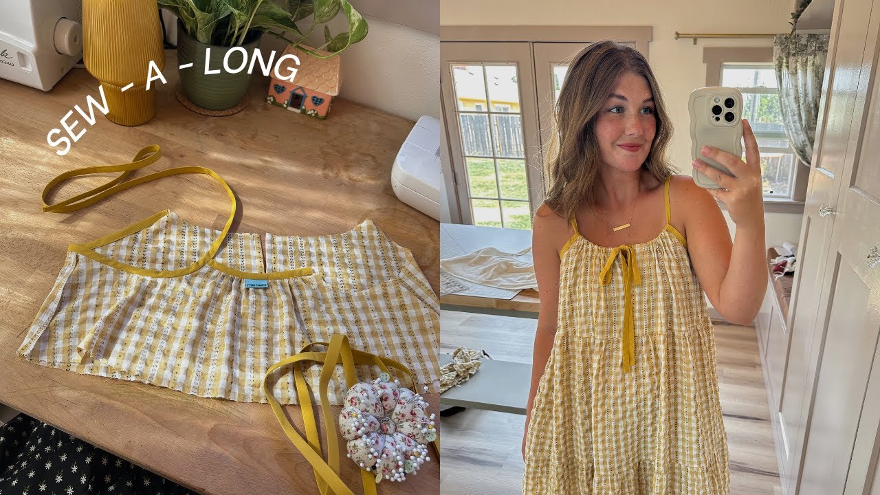How To Hack the Skyline Dress Pattern | Front Tie Dress Tutorial