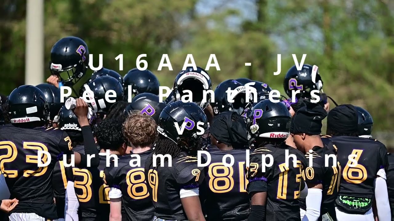 2025 OSFL - U16AAA JV  Peel Panthers vs Durham Dolphins - 05/10/2025