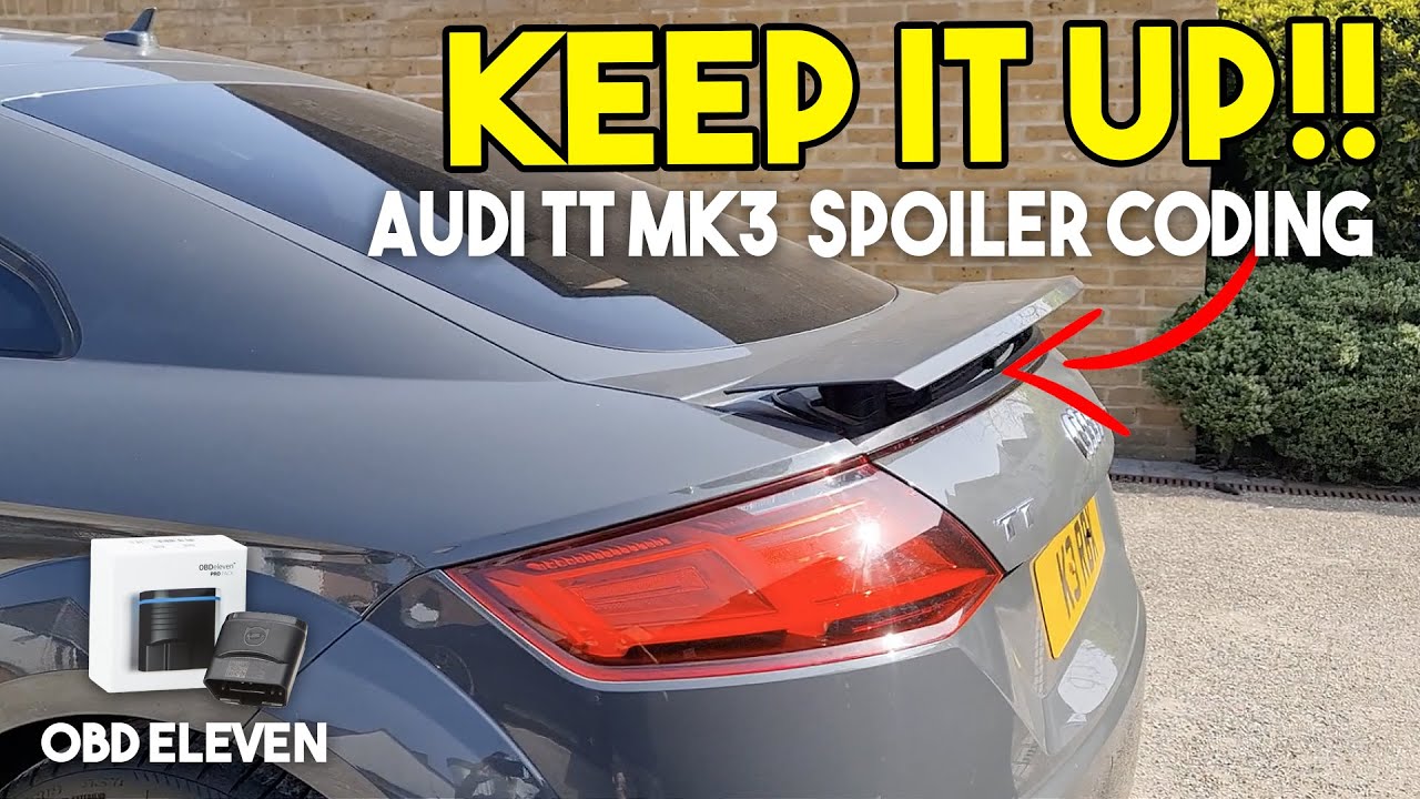 КАК ЗАСТАВИТЬ СПОЙЛЕР AUDI TT ДЕРЖАТЬСЯ НАВЕРХУ!!! | OBD ELEVEN MODS