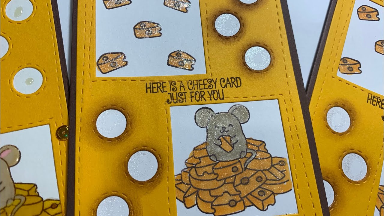 Stash-Builder Card Making Collaboration For July- A Little Cheesy