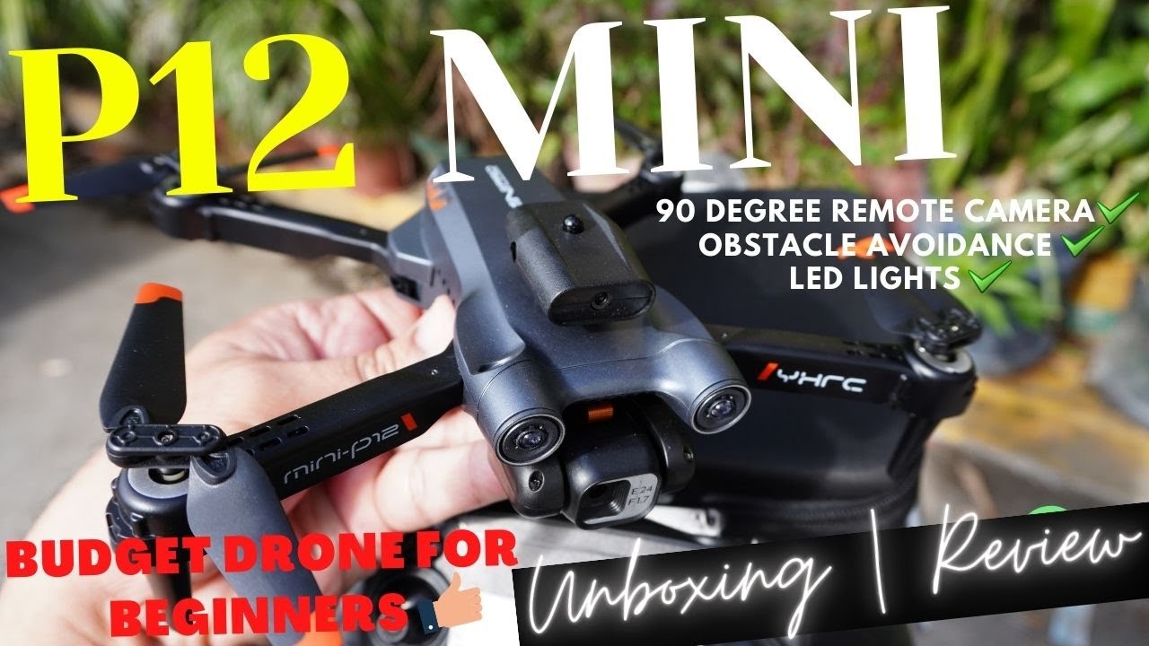 P12 MINI DUAL CAMERA DRONE  Unboxing | Review ( Filipino/Tagalog )
