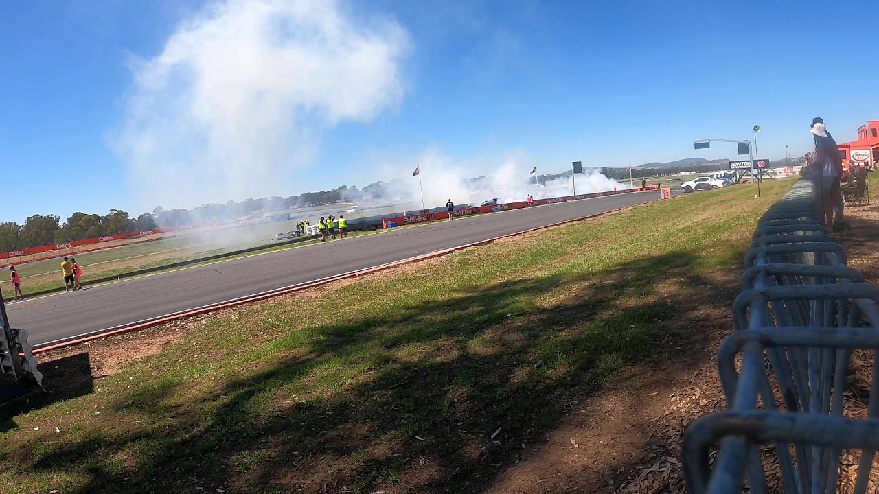TYRE MASSACRE  BURNOUTS WINTON RACEWAY
