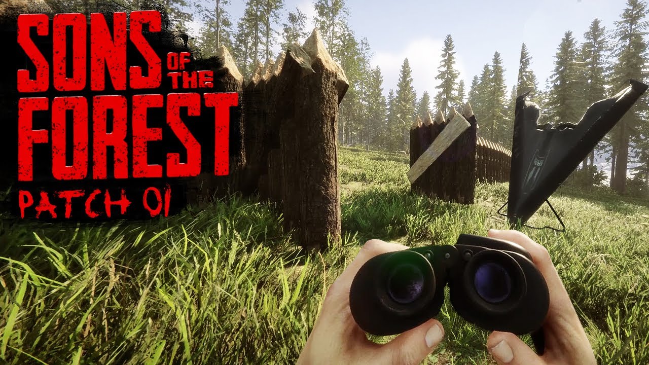 New Update! HANG GLIDER, WALL GATE & BINOCULARS | Sons of the Forest Patch 01